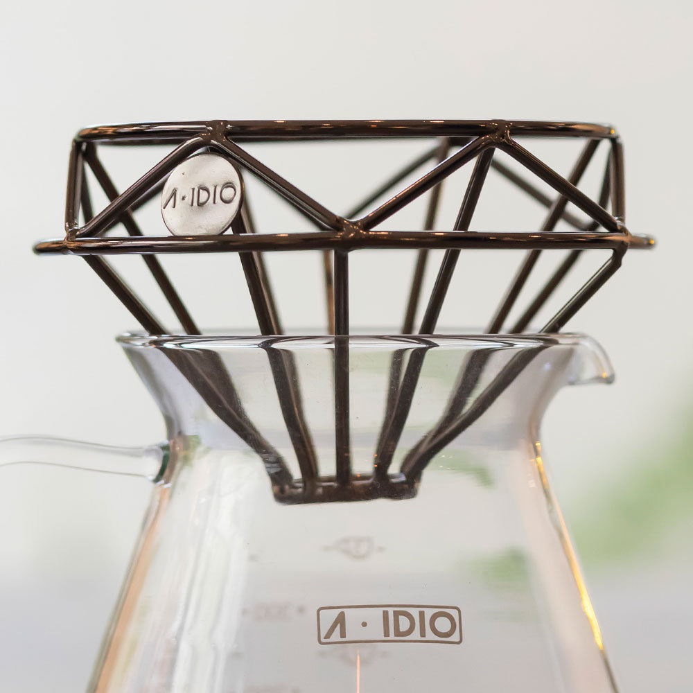 Diamond Wireframe Pour Over Coffee Dripper