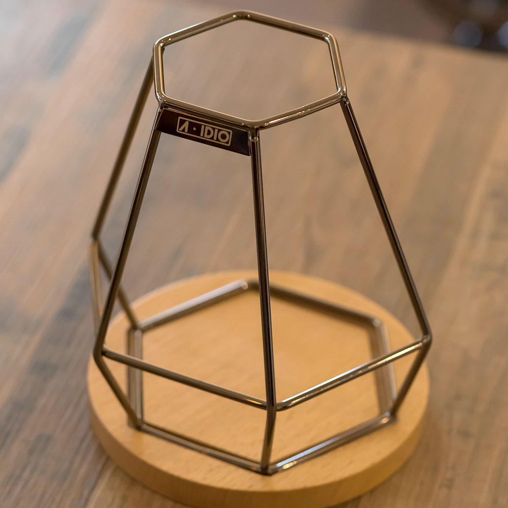 Diamond Wireframe Pour Over Coffee Stand