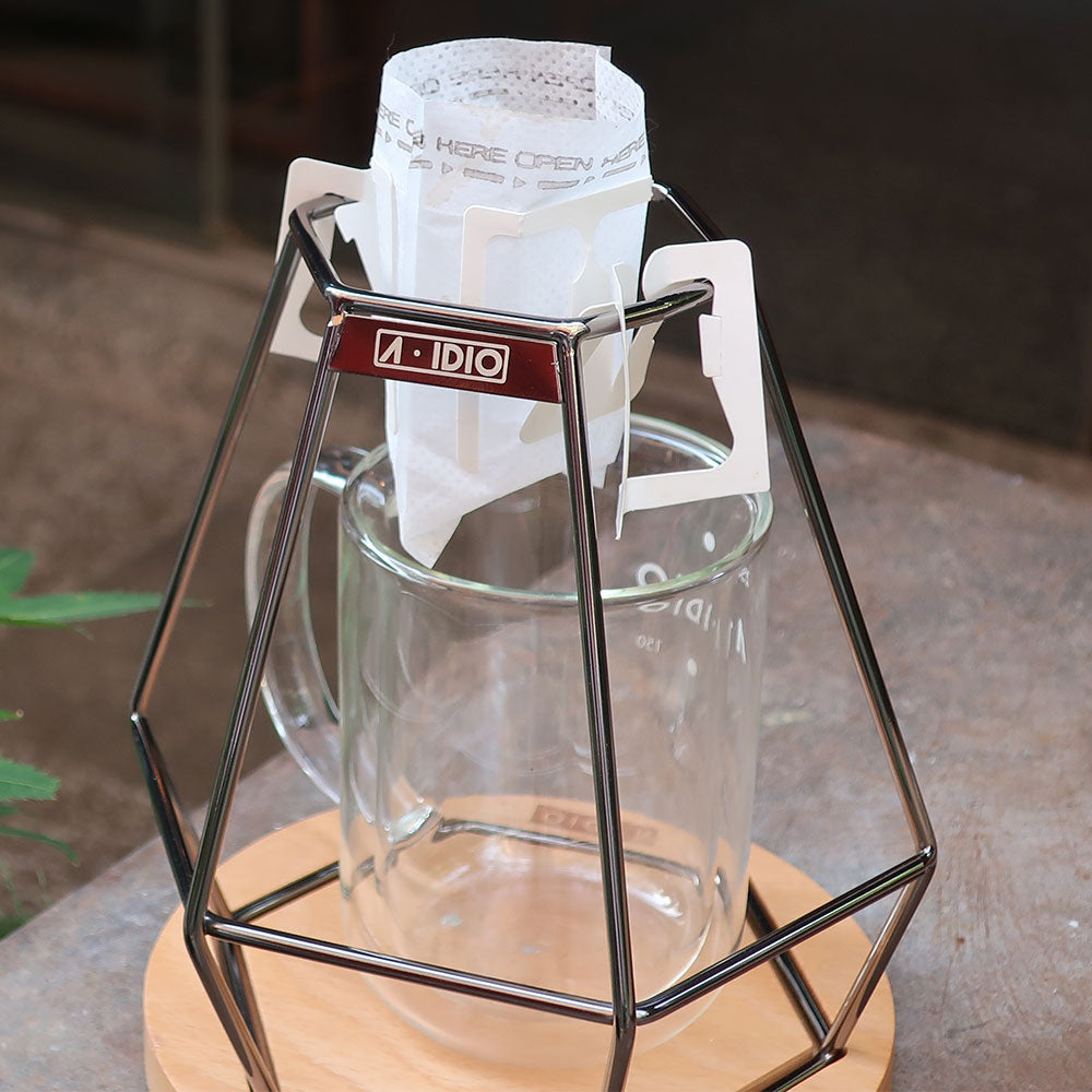 Diamond Wireframe Pour Over Coffee Stand