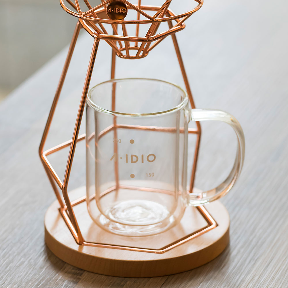 Diamond Wireframe Pour Over Coffee Stand