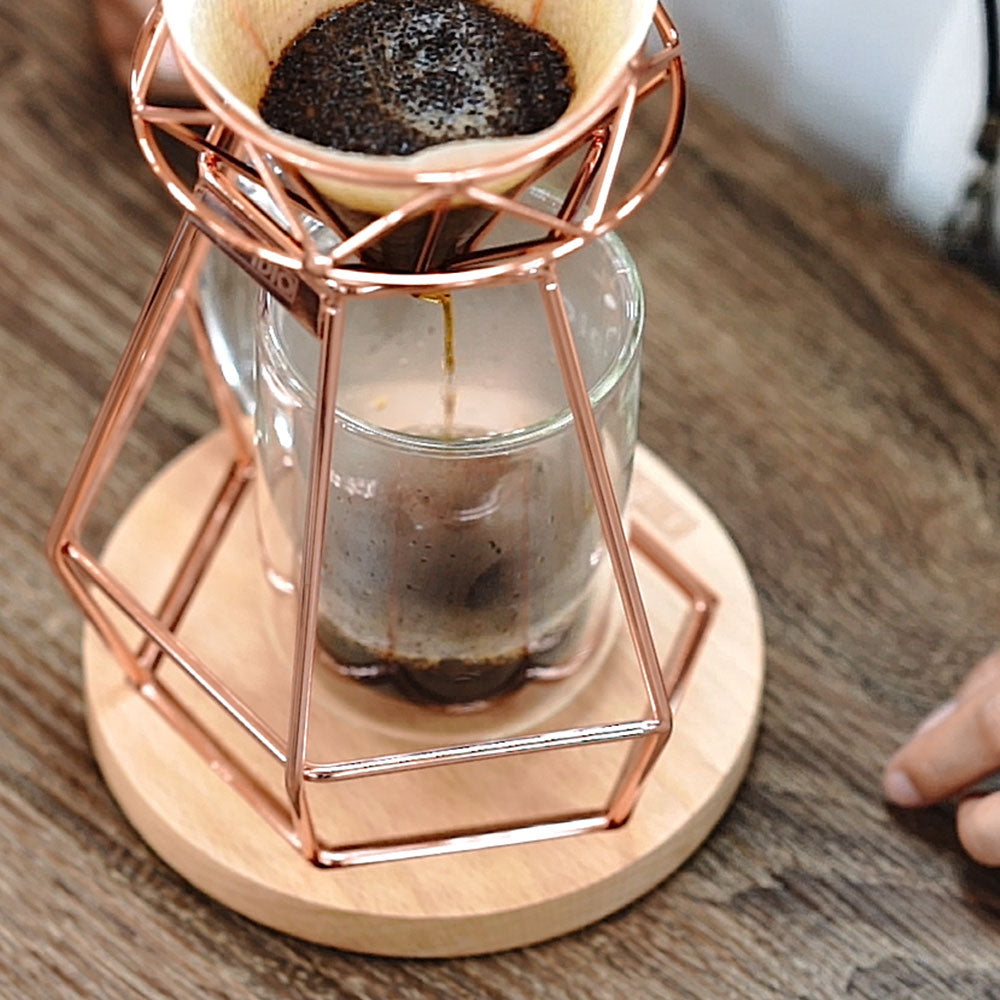 Diamond Wireframe Pour Over Coffee Stand