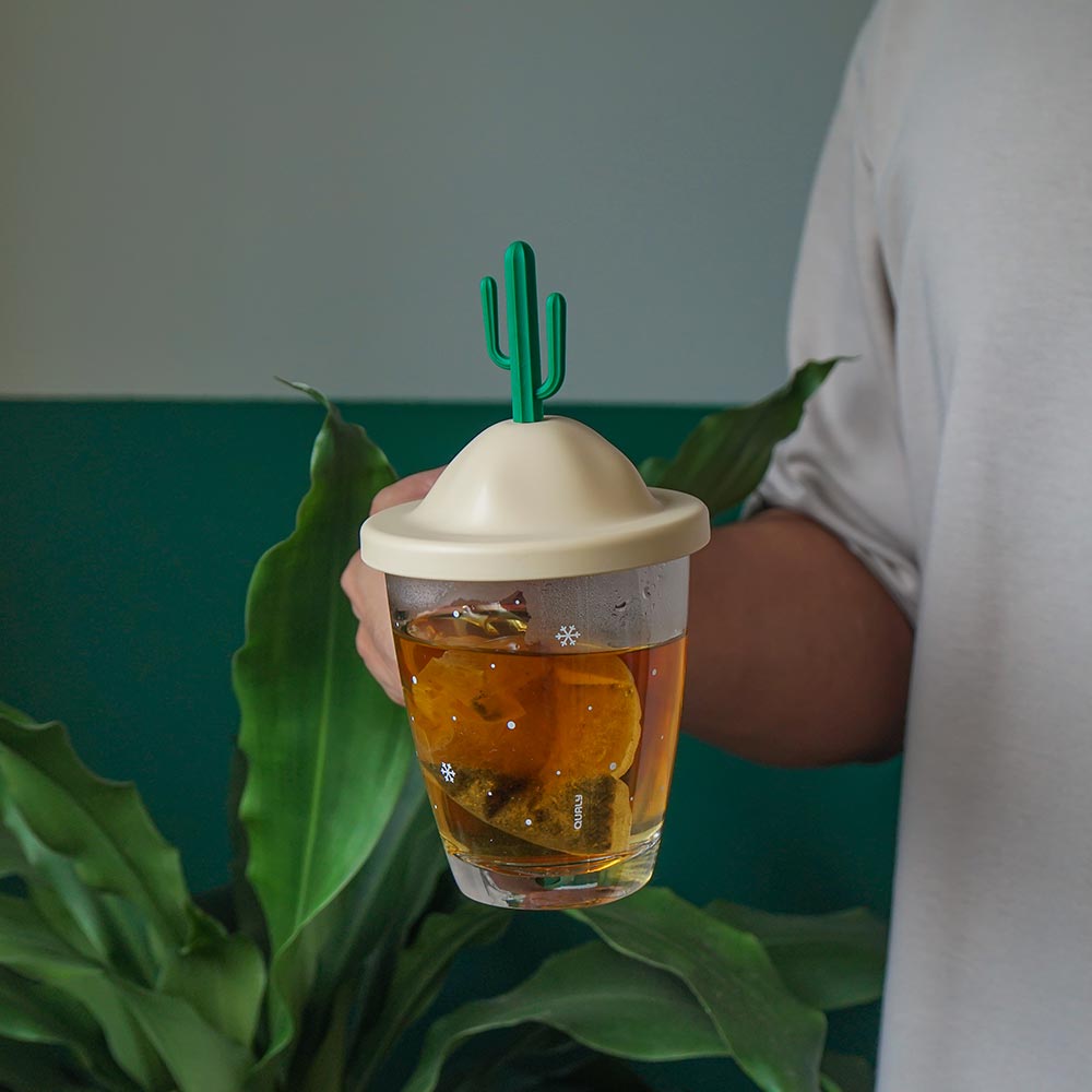 All Seasons Glass Mug and Lid/Holder (Summer)