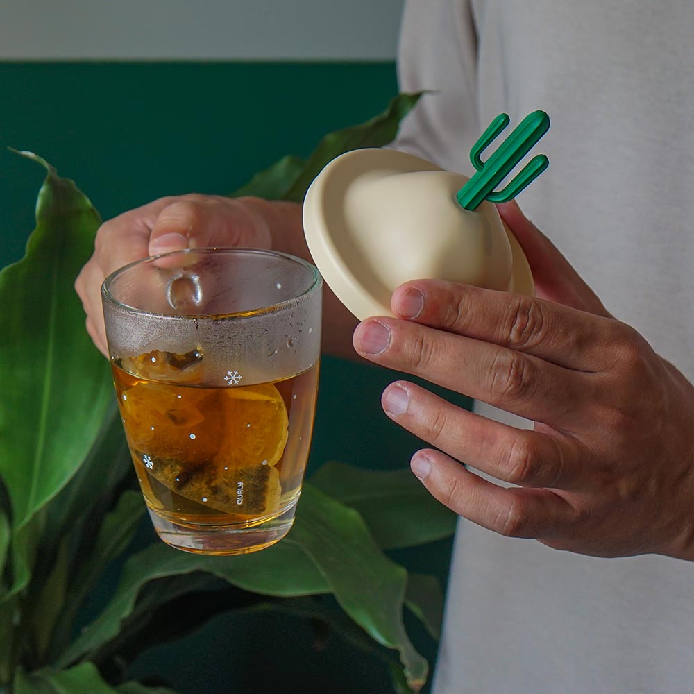 All Seasons Glass Mug and Lid/Holder (Summer)