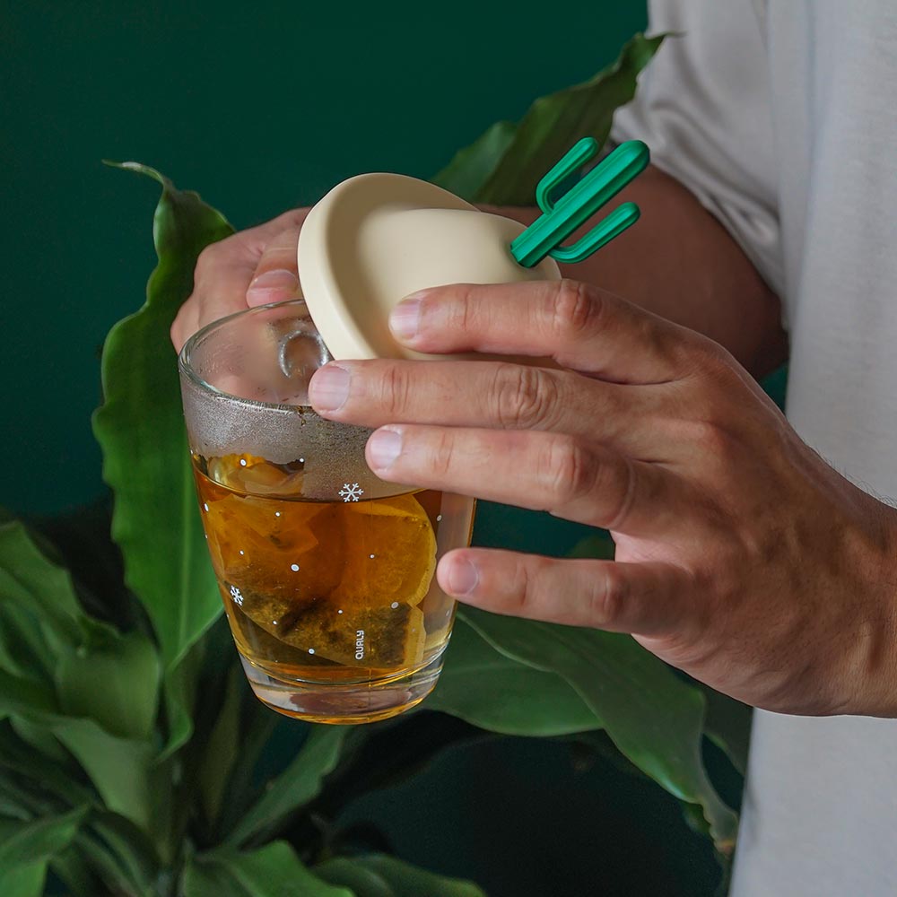 All Seasons Glass Mug and Lid/Holder (Summer)