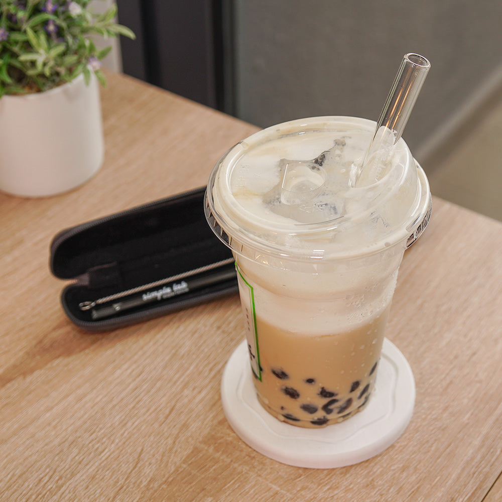 Essento Reusable Glass Straw Set