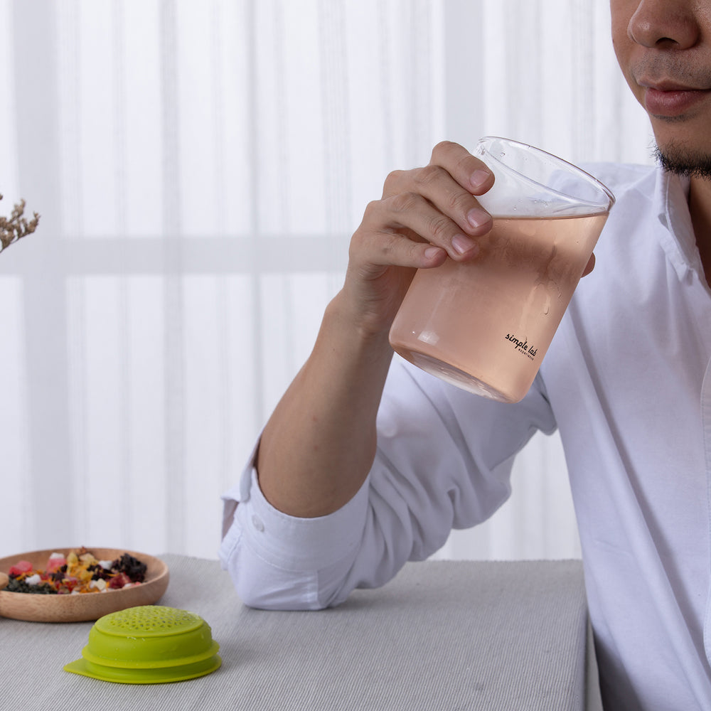 Jello Cold Brew Tea Infusing Glass