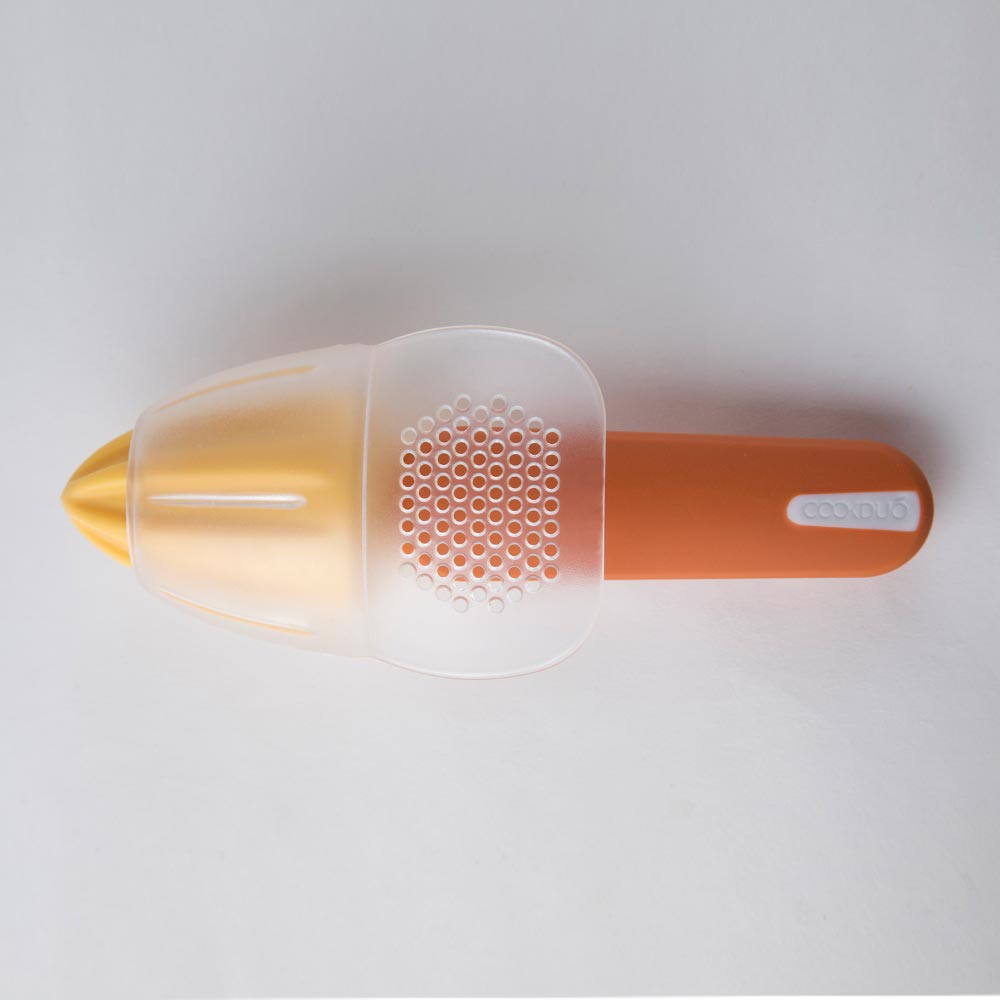 Juice & Strain - lemon reamer with seed strainer