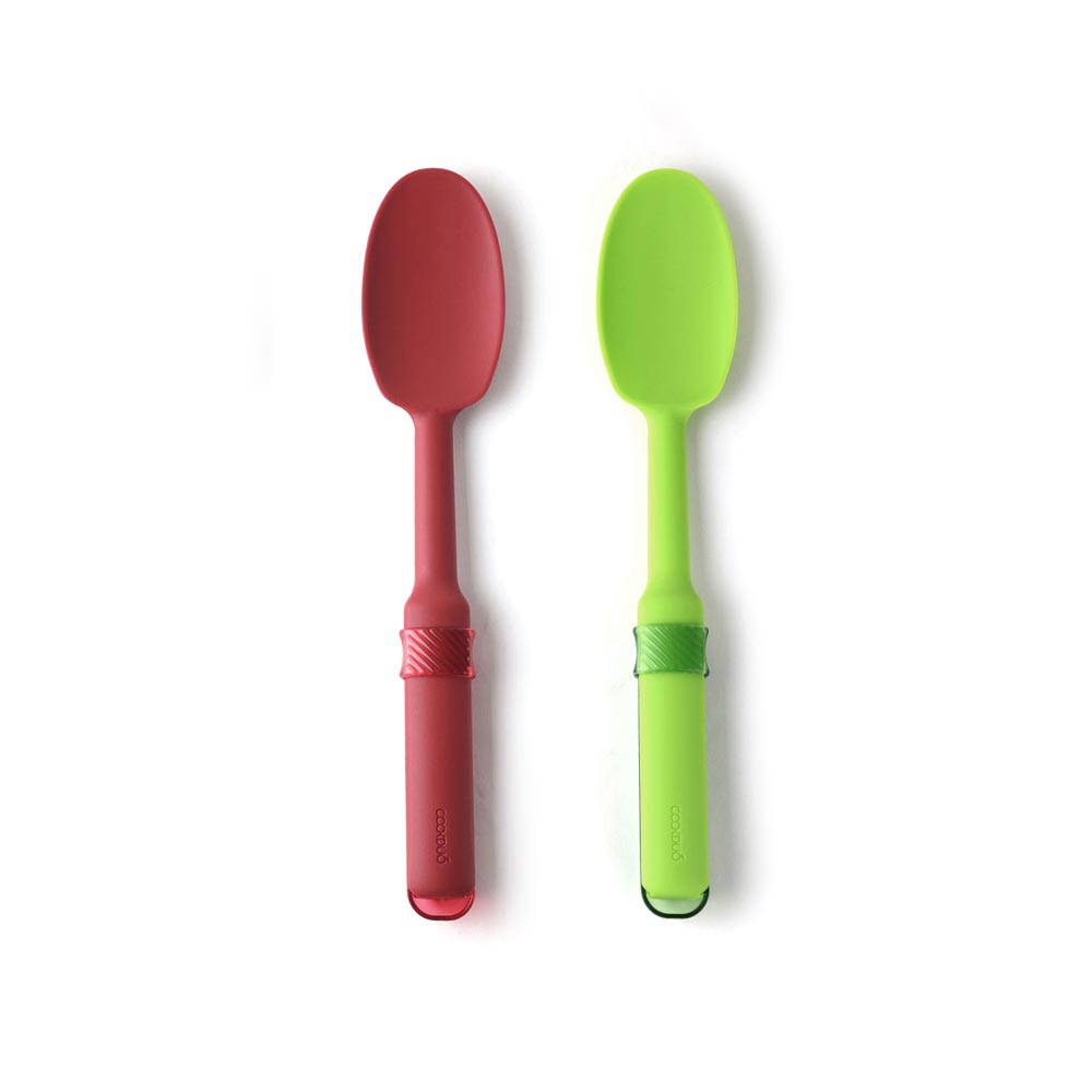 Mix & Measure Silicone Spoon - with adjustable measuring spoon