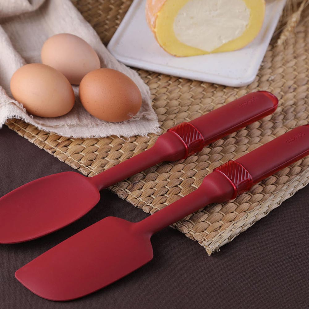 Mix & Measure Silicone Spoon - with adjustable measuring spoon