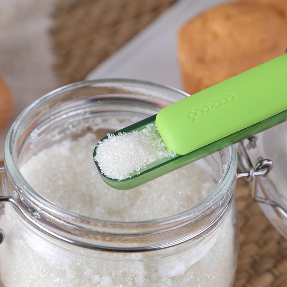 Mix & Measure Silicone Spatula - with adjustable measuring spoon
