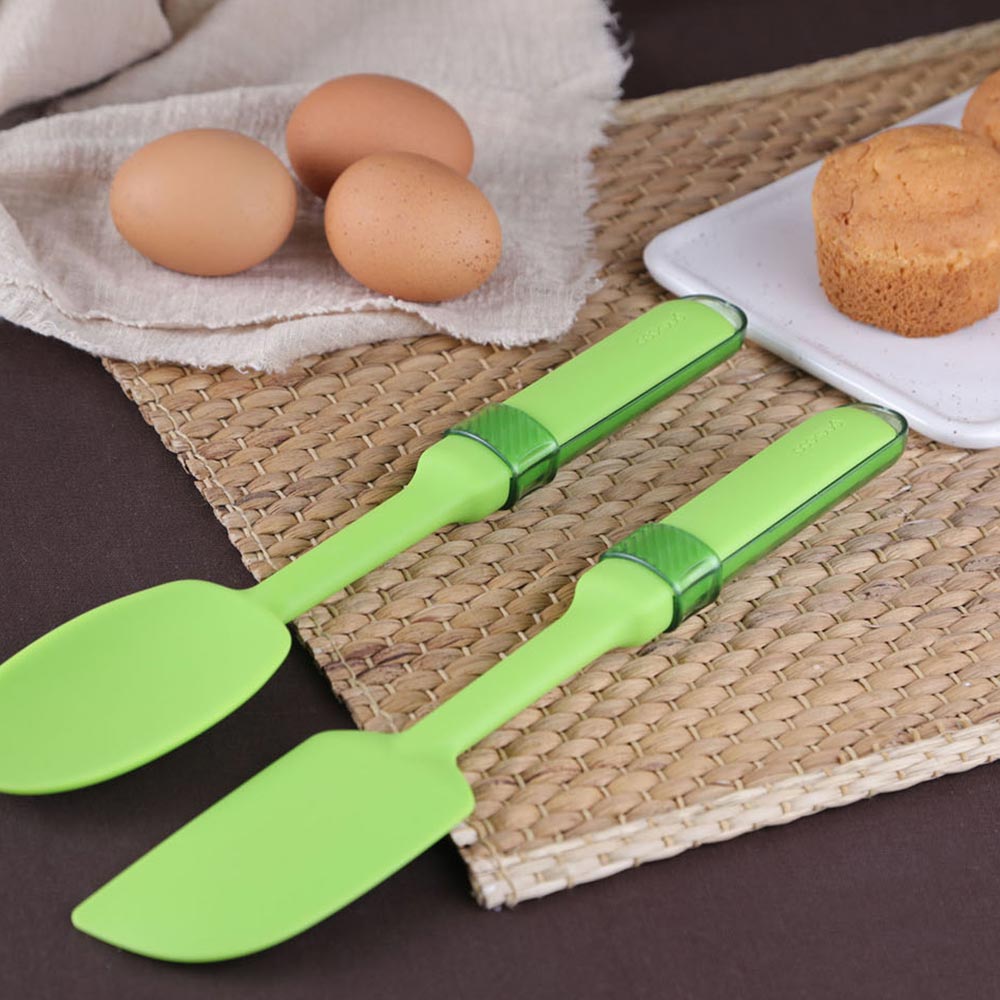 Mix & Measure Silicone Spoon - with adjustable measuring spoon