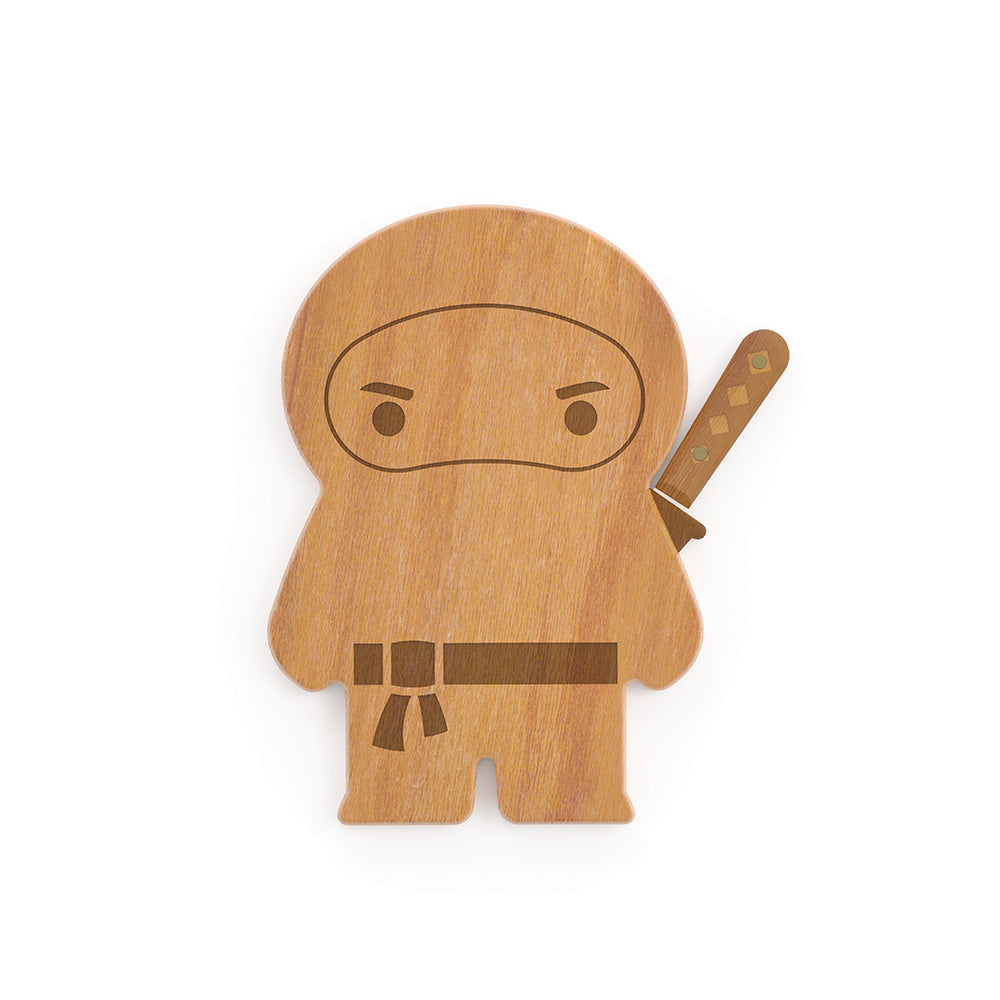 Ninja Board - Wooden Cutting Board and Knife Set