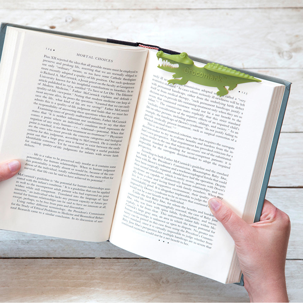 Crocomark - Crocodile Bookmark