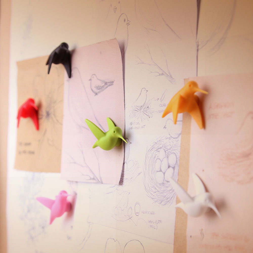 Hummingbird Message Magnet Set