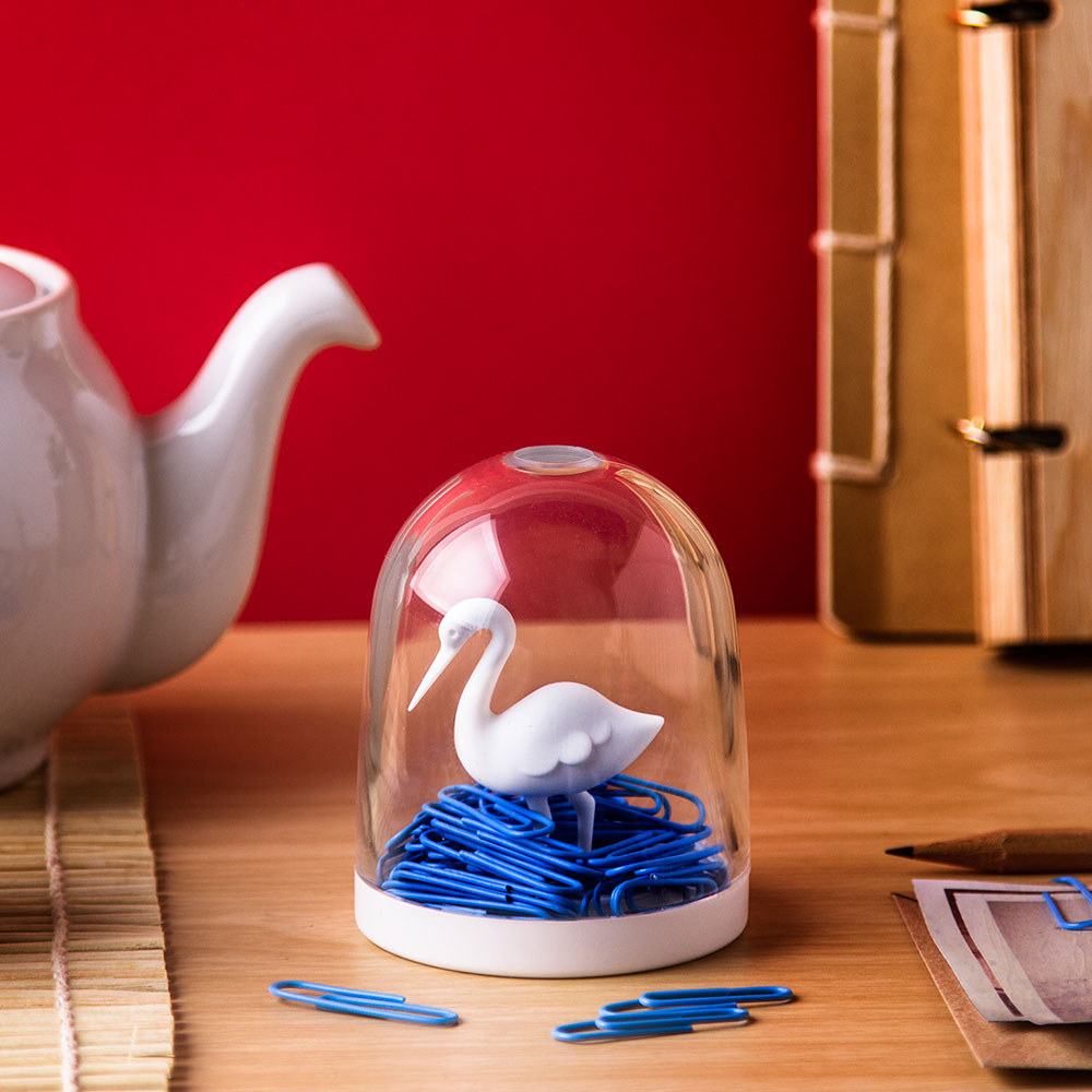 Swan in the Pond Paper Clip Holder