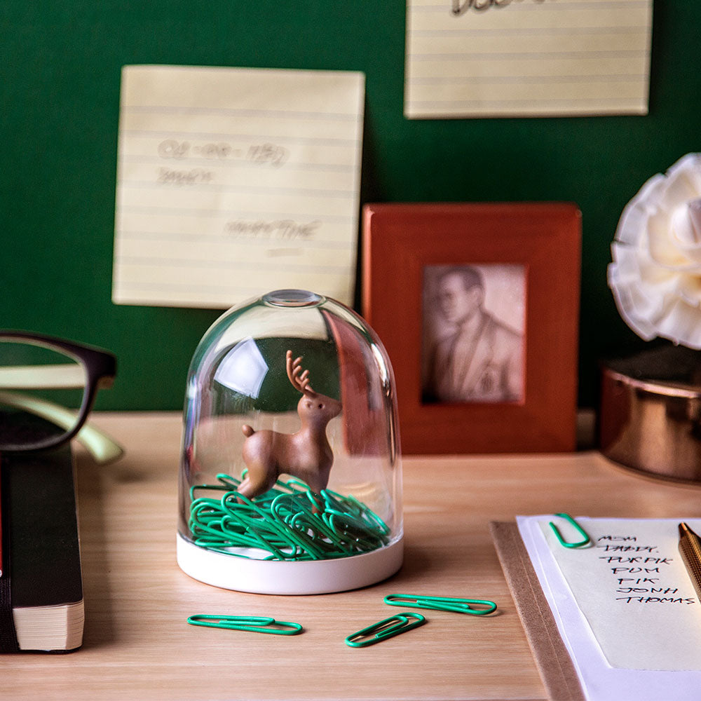 Deer in the Forest Paper Clip Holder