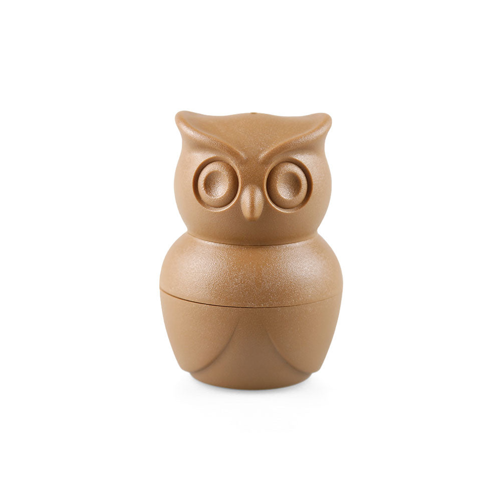 Morning Owl Egg Cup cum Shaker Set (Brown)