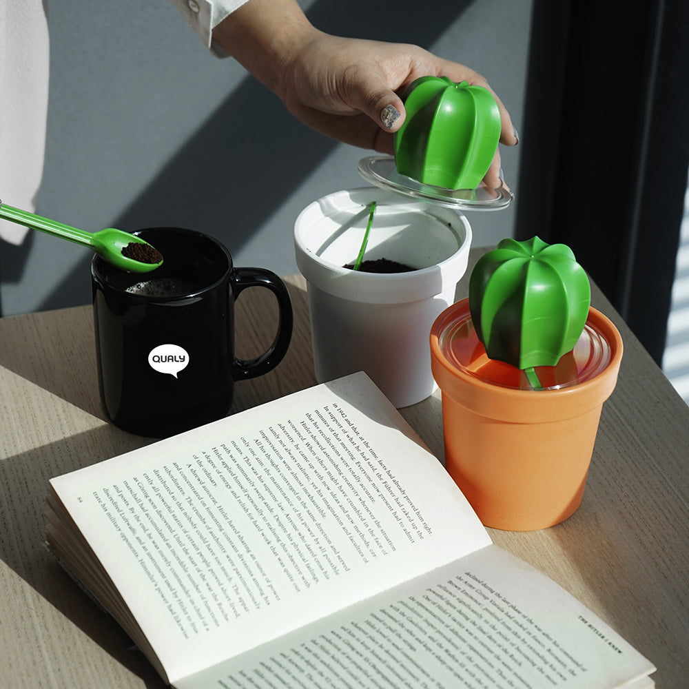 Cacnister Coffee/Tea Canister and Spoon