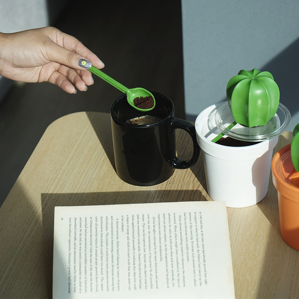 Cacnister Coffee/Tea Canister and Spoon