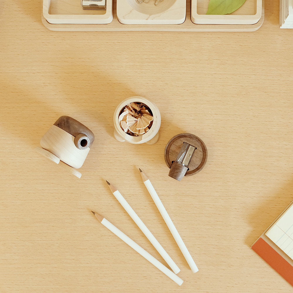 Bot: Pencil Sharpener (Maple and Walnut)