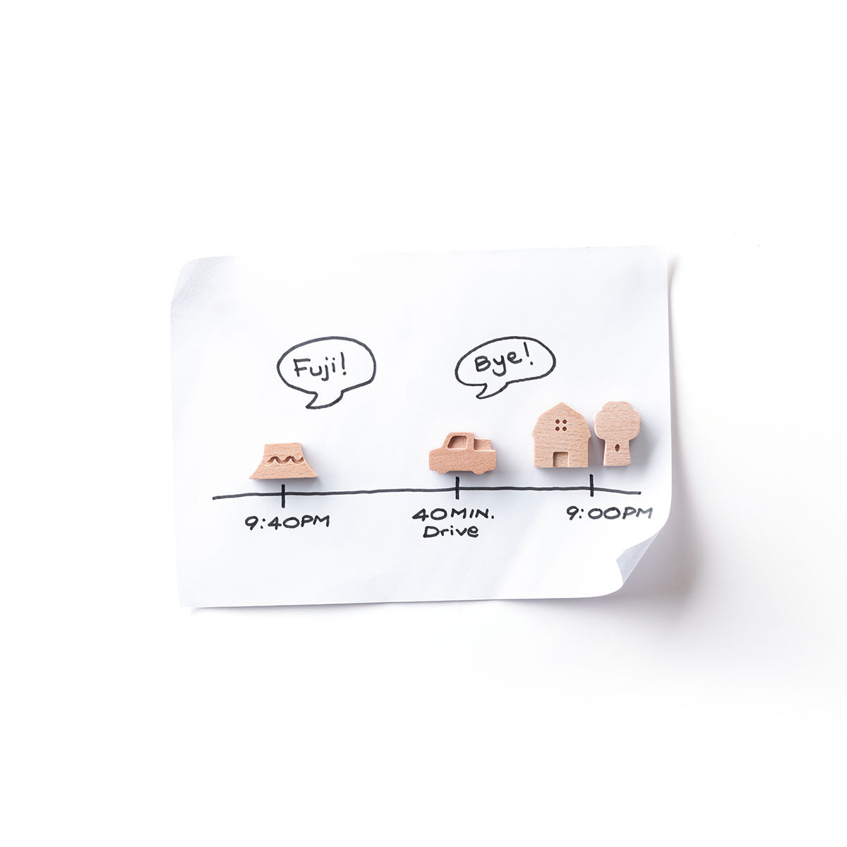 Small Ville (Country): Magnet (Beech)