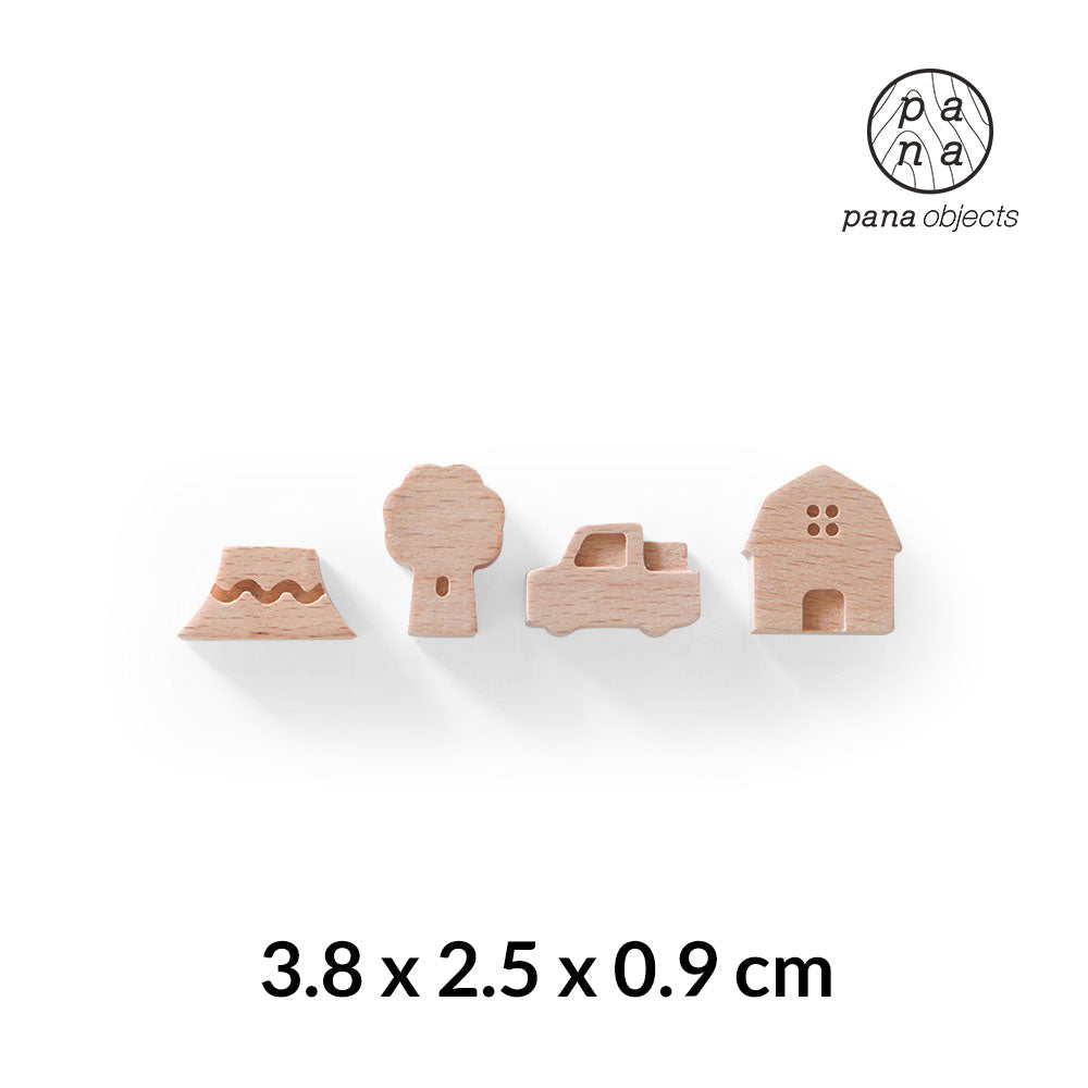 Small Ville (Country): Magnet (Beech)