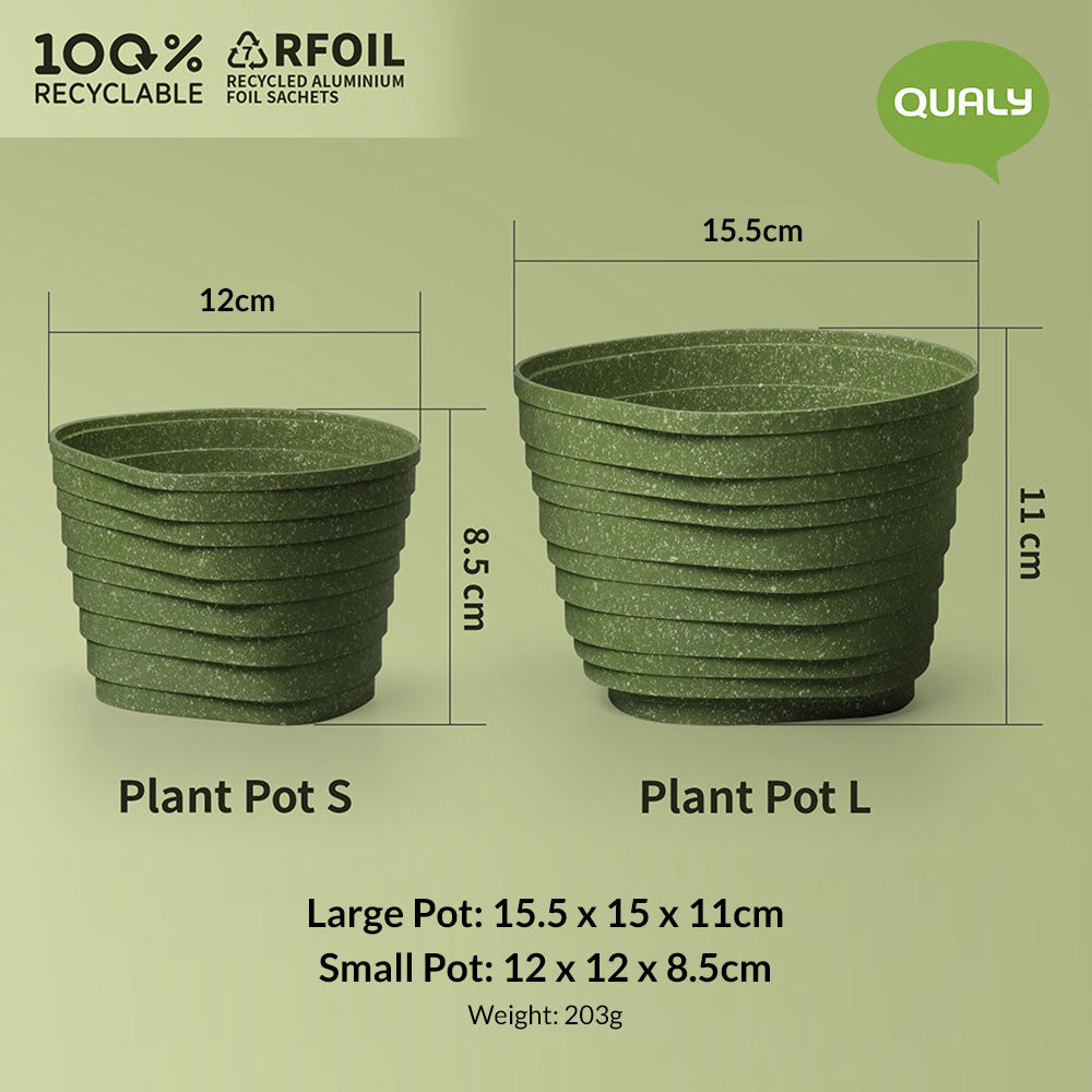 Strata Pot Self-Watering Plant Pot