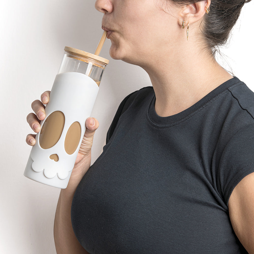 Bonesy - Tumbler with 2 Straws