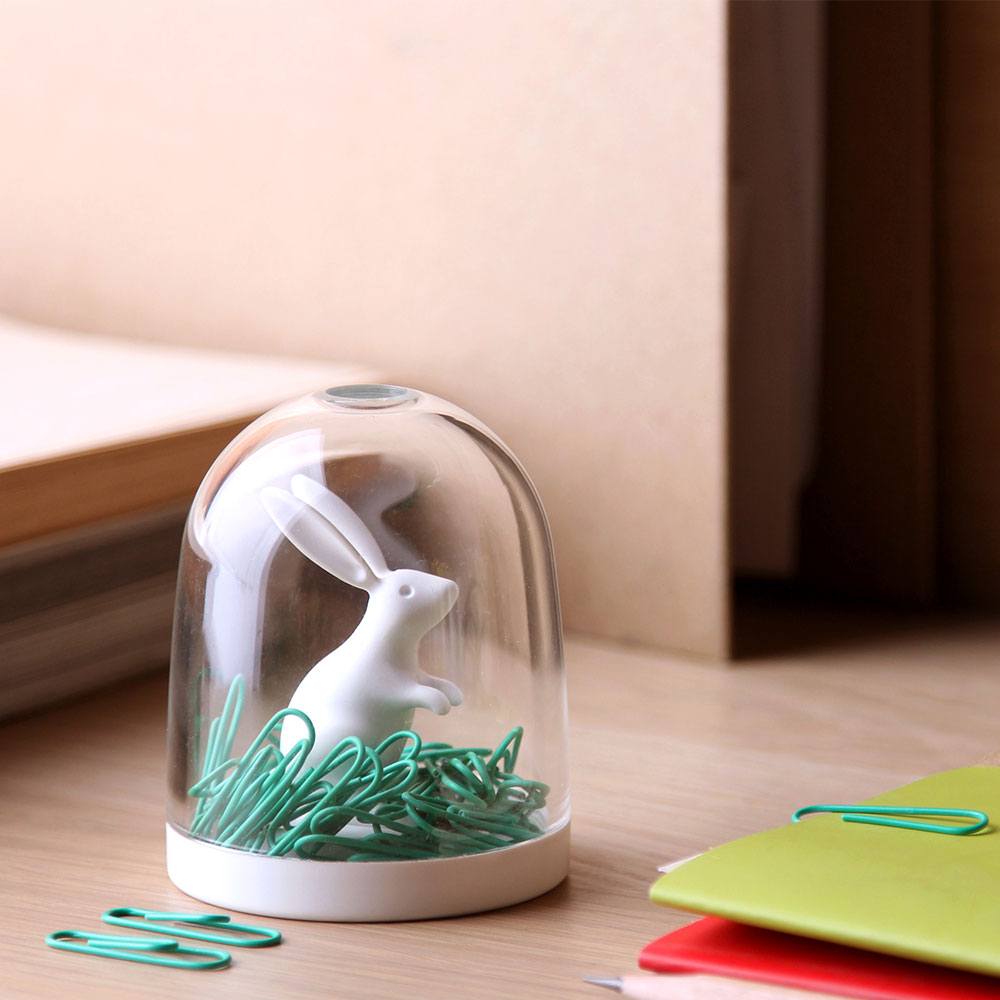 Bunny in the Field Paper Clip Holder