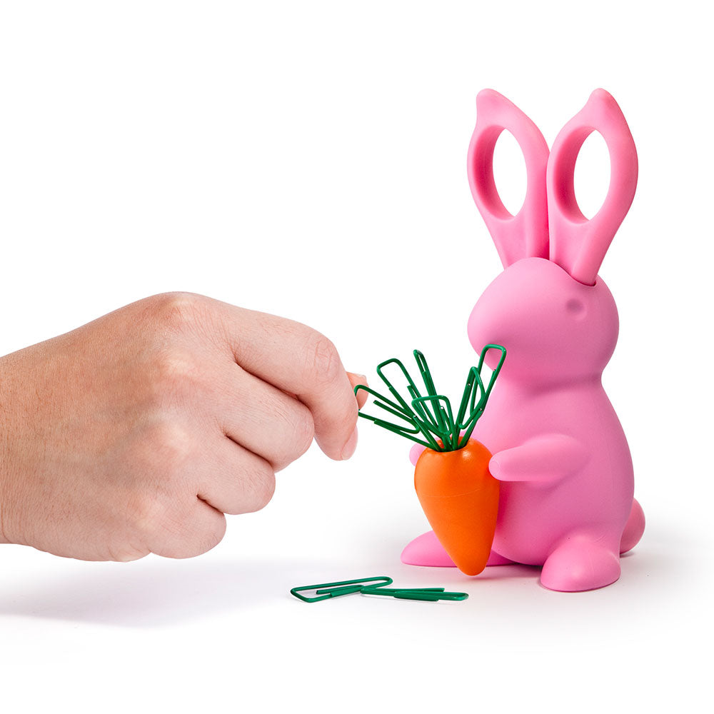 Desk Bunny Scissors & Paper Clip Holder