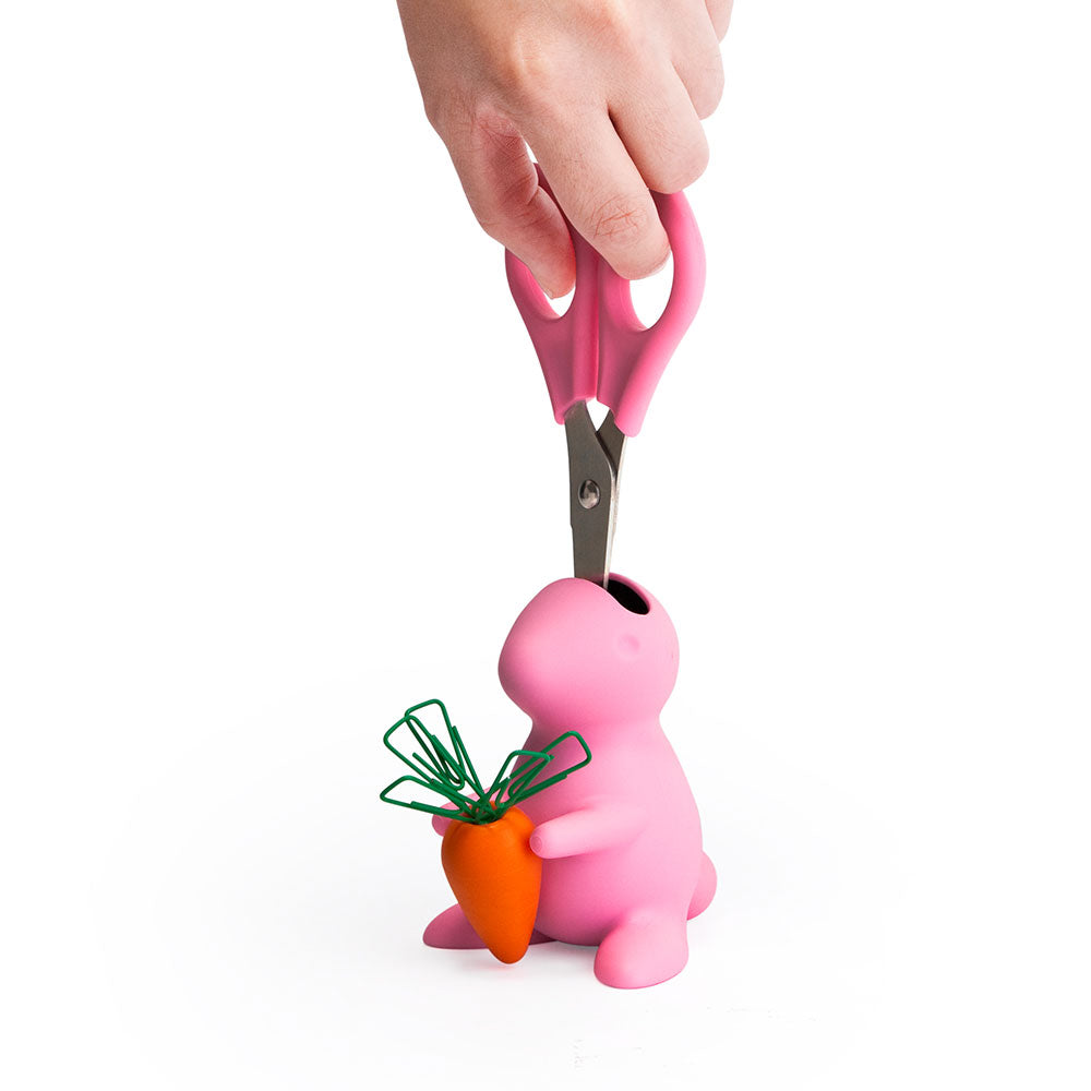 Desk Bunny Scissors & Paper Clip Holder