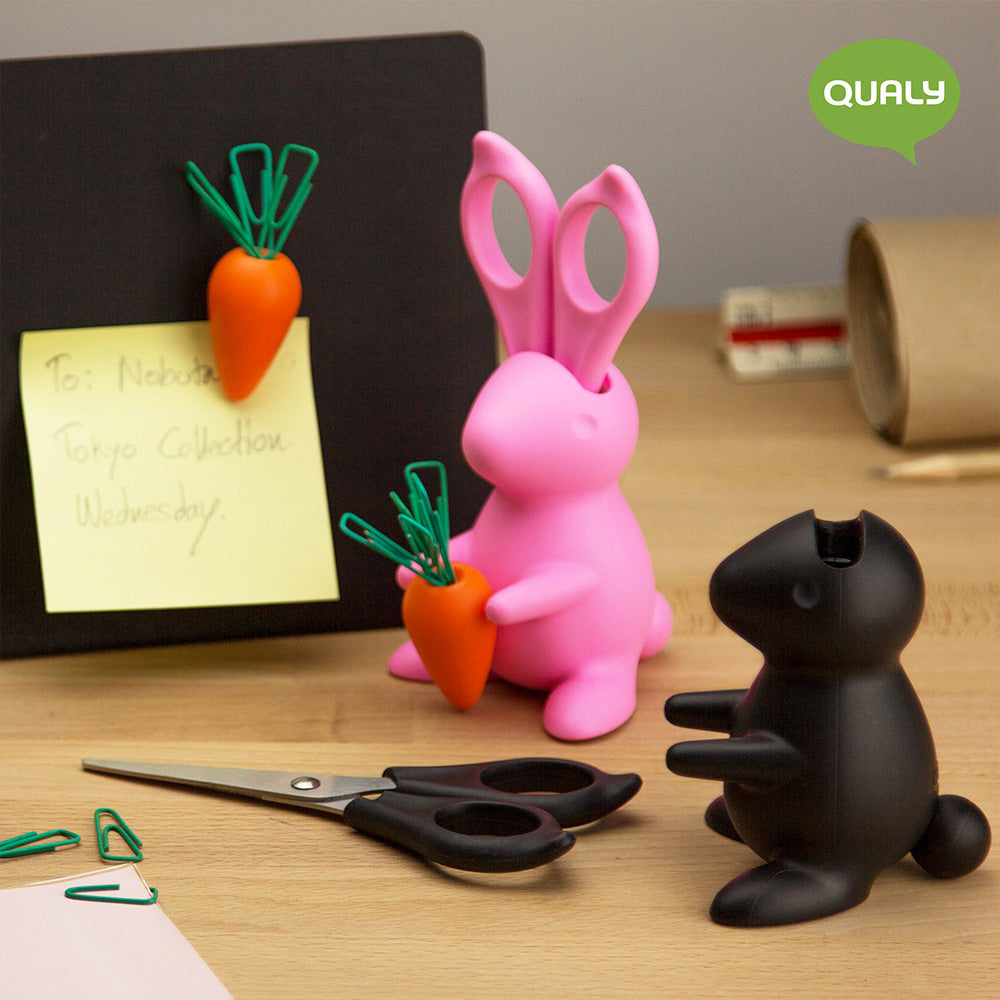 Desk Bunny Scissors & Paper Clip Holder