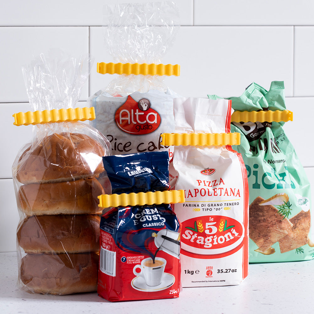 Fries Clips - 12 Bag Clips in a Magnetic Box