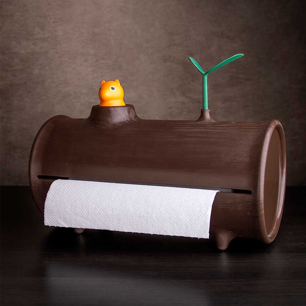 Log N' Roll Paper Towel Dispenser