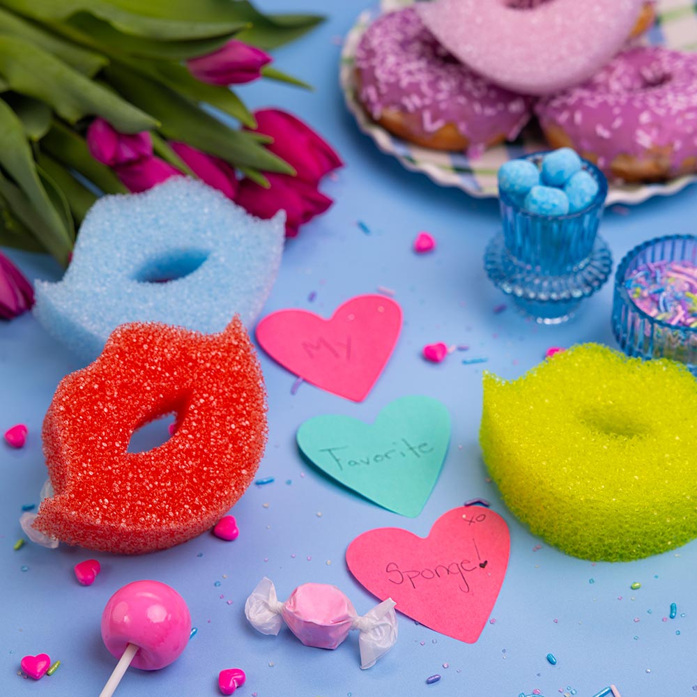 Temperature-Sensitive Multipurpose Kiss Sponge