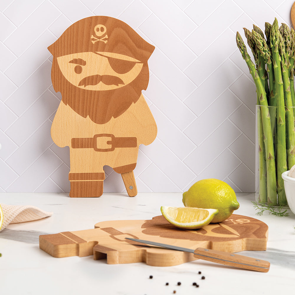 Pirate Board - Cutting Board & Knife