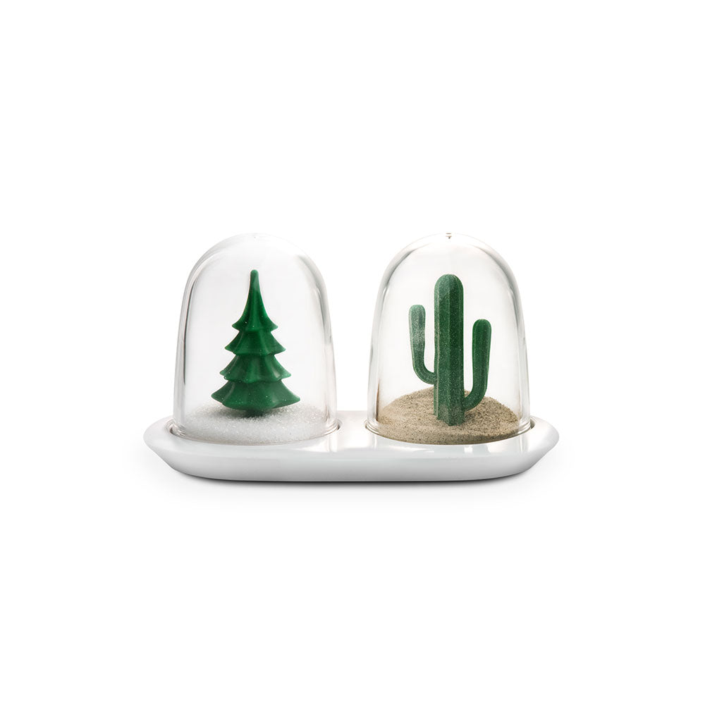 Winter and Summer Salt and Pepper Shaker Set