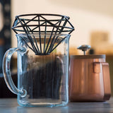 Diamond Wireframe Pour Over Coffee Dripper