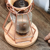 Diamond Wireframe Pour Over Coffee Stand