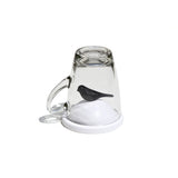 Sparrow Glass Mug and Lid/Holder