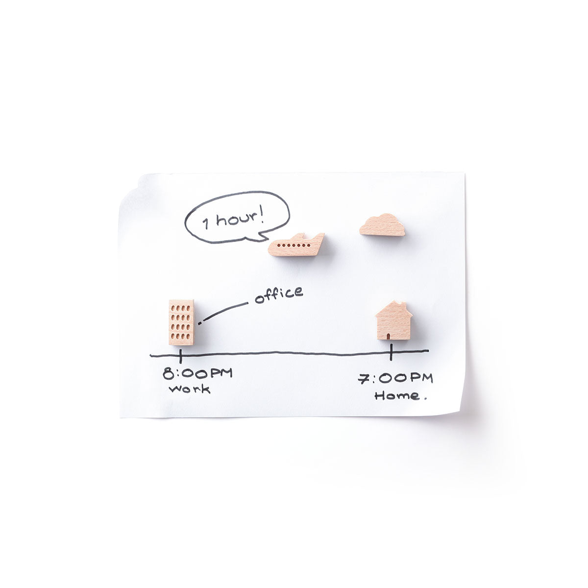 Small Ville (Town): Magnet (Beech)