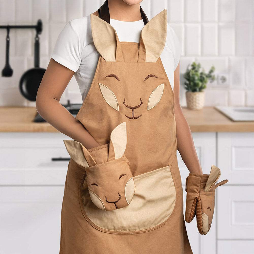 Aproo - Kitchen Apron and Mitts Set
