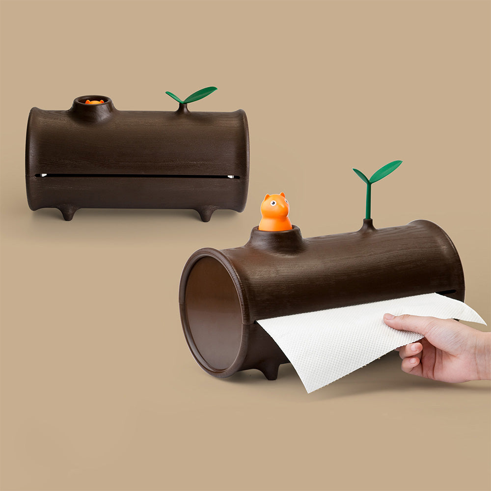 Log N' Roll Paper Towel Dispenser