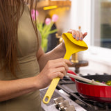 Raised Silicone Ladle | Non-Stick Soup Spoon