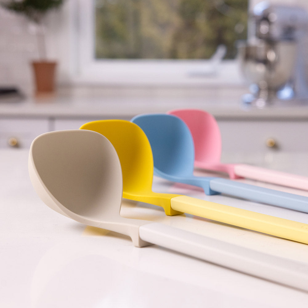 Raised Silicone Ladle | Non-Stick Soup Spoon
